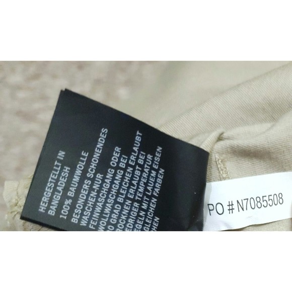 NWT Nautica Mens Cargo Pants Beige Beach-Sand Adjustable Waist & Hem Size 40x30 - Picture 16 of 16